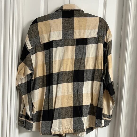 Rip Curl Black and Tan Button Down Shirt | Size L - Picture 8 of 8